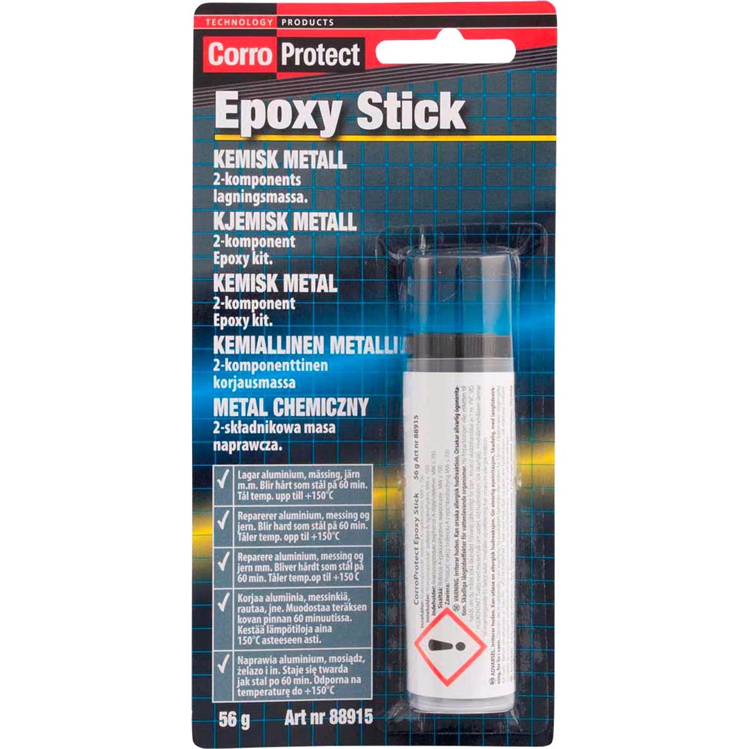 Corroprotect Permatex Permapoxy Kjemisk Metall