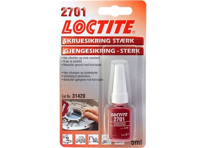 Loctite 2701 Skruesikring Stærk 5ml