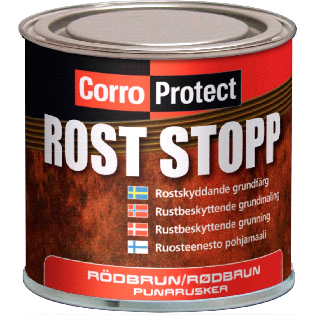 CorroProtect Rostskydd CorroProtect Rödbrun 250 ml.