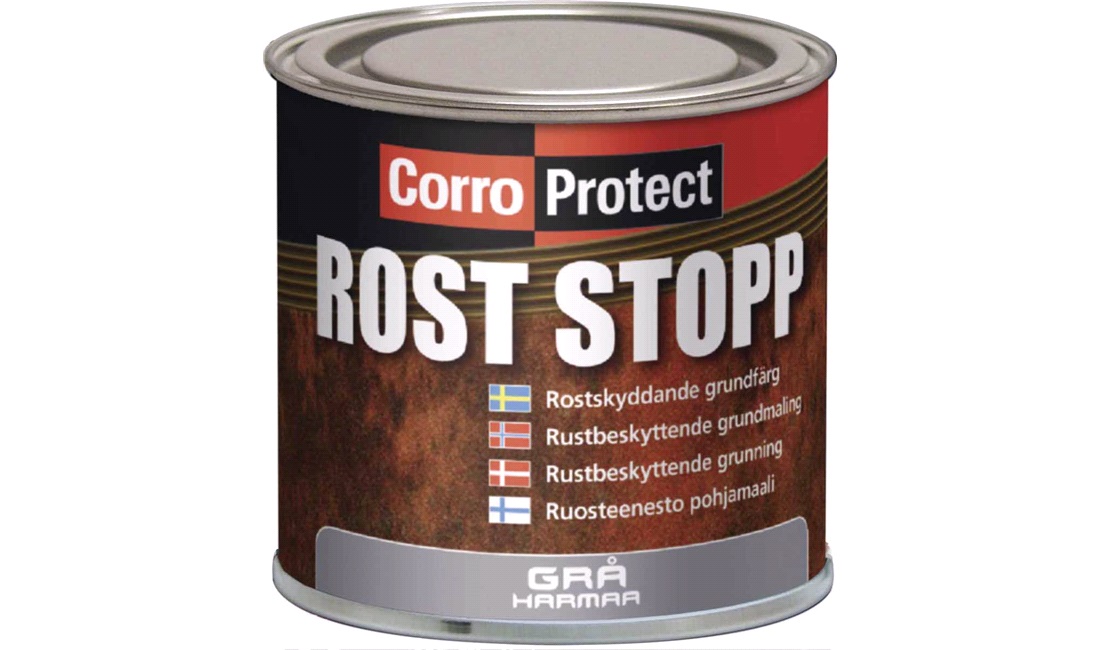  Rostskydd CorroProtect grå 250 ml.