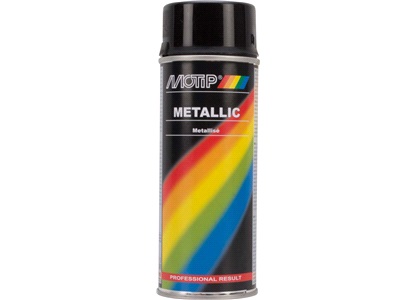 Spraymaling sort metallic 400 ml