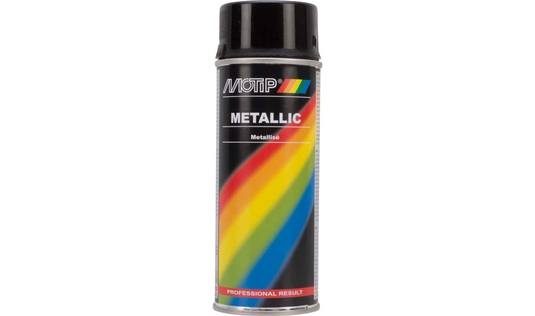  Spraymaling sort metallic 400 ml