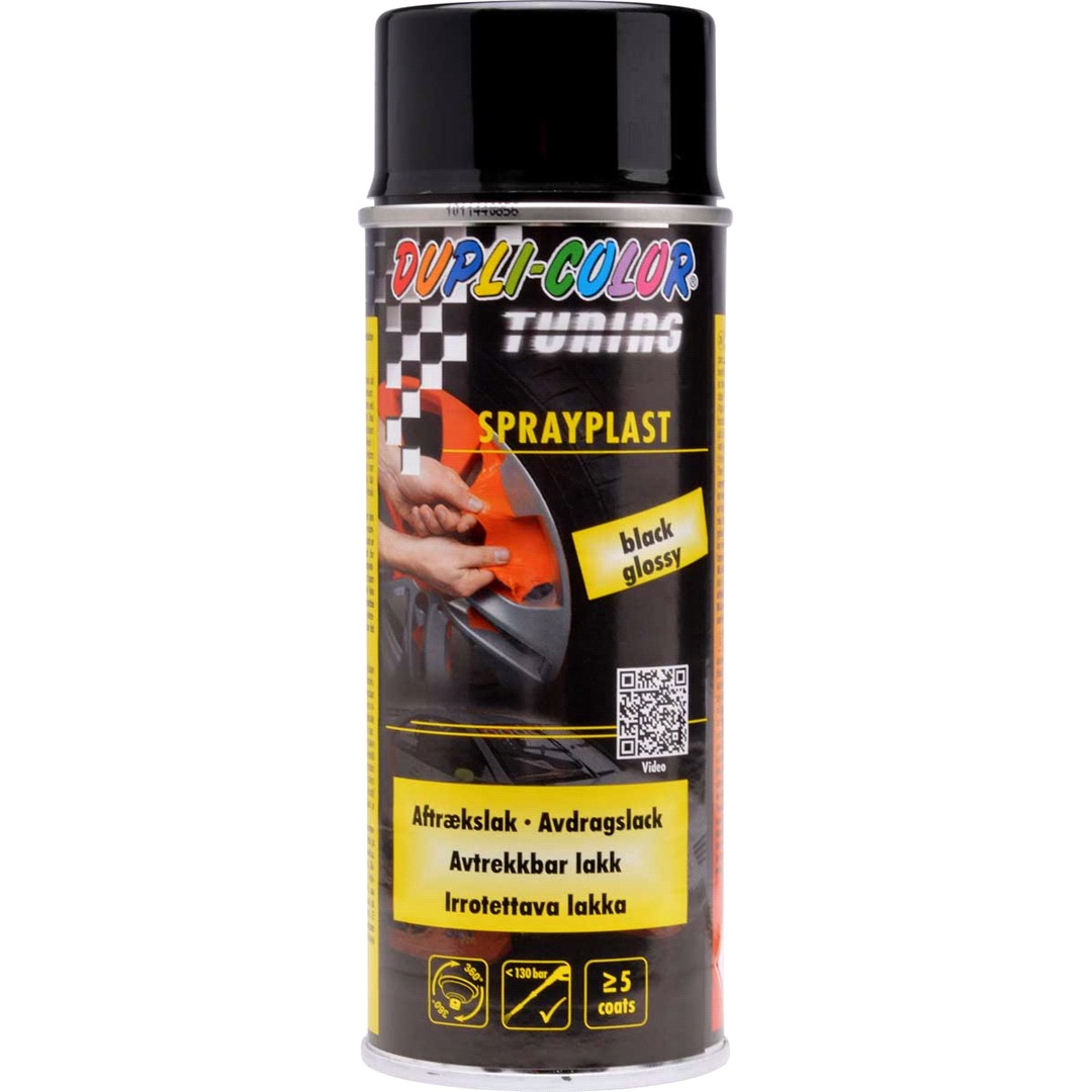 Sprayfolie blank sort 400 ml.