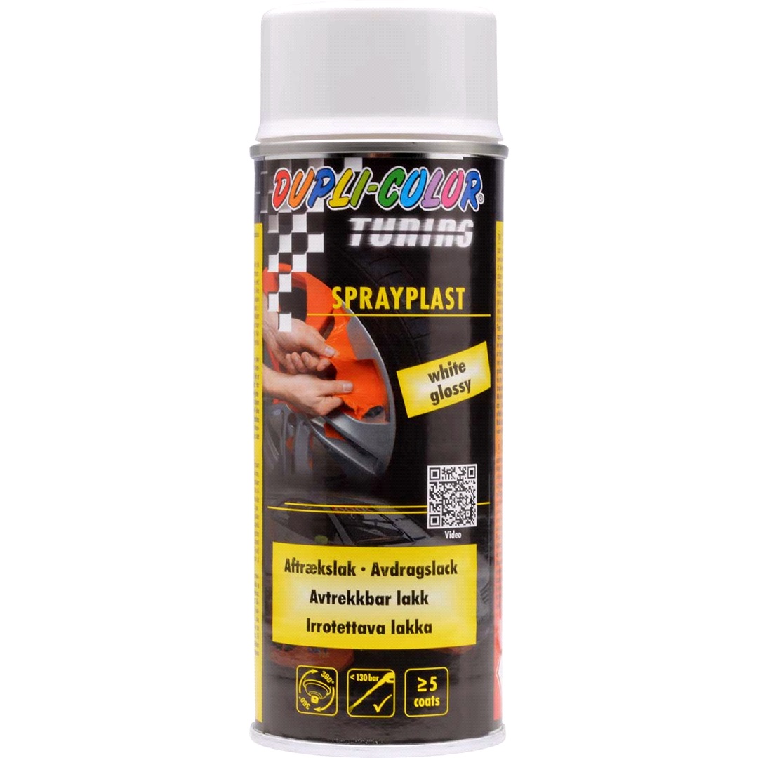Sprayfolie blank hvid 400 ml.