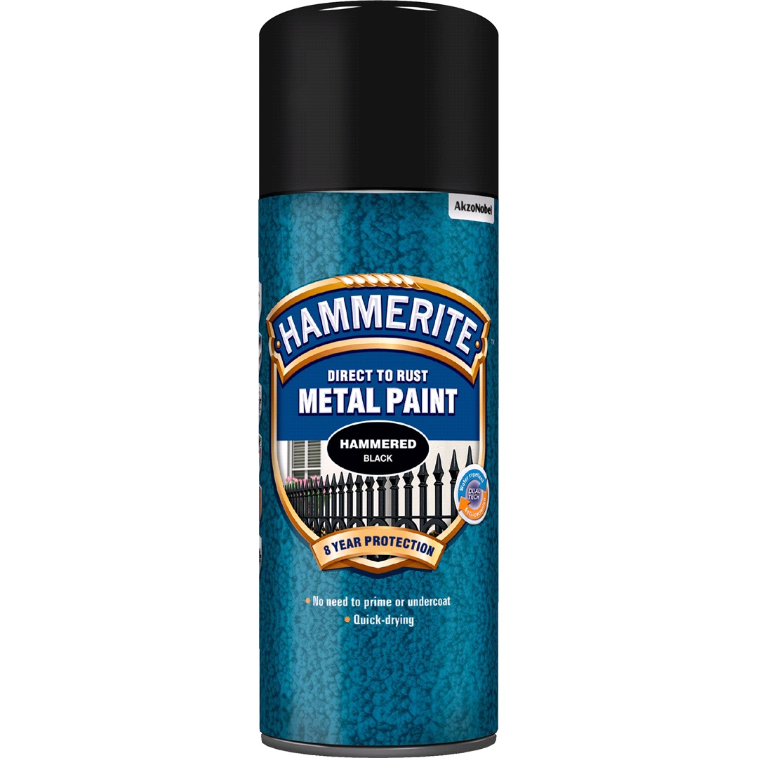 Hammerite Hammerite svart spray Hammered Finish