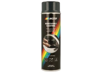 Motip Sprayfilm matt svart 500 ml.