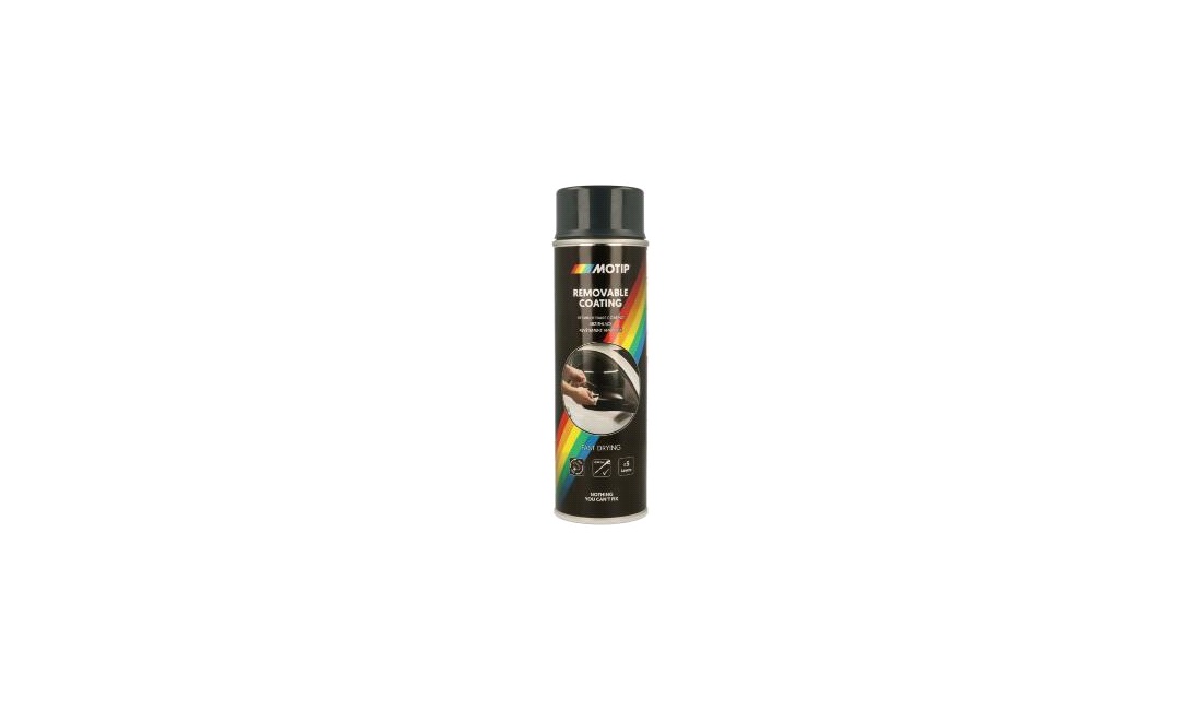  Motip Sprayfolie mat sort 500 ml.