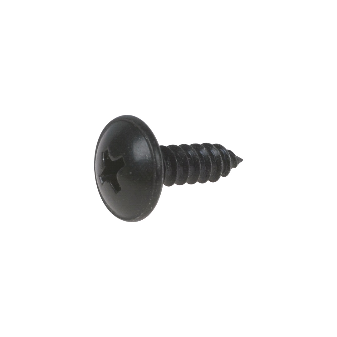 Förch Plåtskruv svart bred 4,8x16 mm