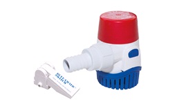 Lænsepumpe 360 gph 12V m. switch.