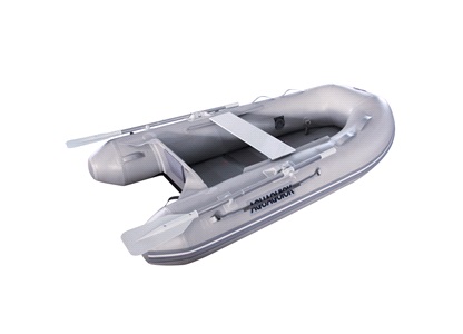 Aquaquick gummibåt med trädurk 230 cm