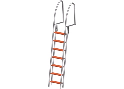 Bryggstege 7 steg RF 304 längd 256cm bre