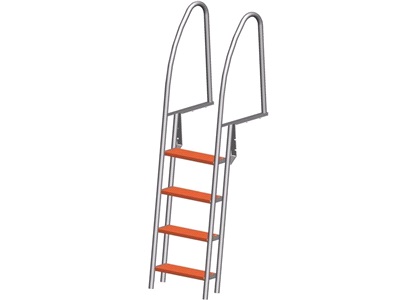 Bryggstege 4 steg RF 304 längd 190cm bre