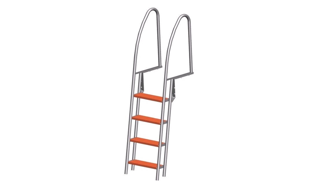  Bryggstege 4 steg RF 304 längd 190cm bre
