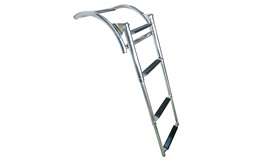 Badstege till gummibåt med 3 teleskopste