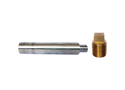 "1852 Zinkanode for varmeveksler 1/2"""