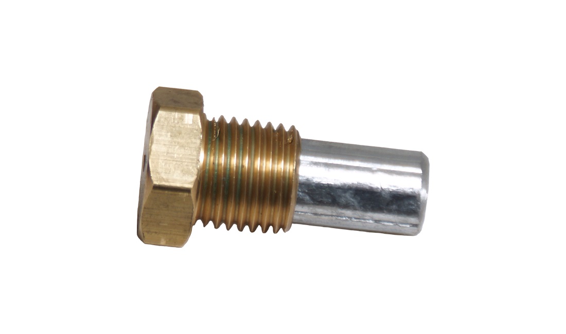 "1852 Martec zinkanod komplett 1/4"" L:1