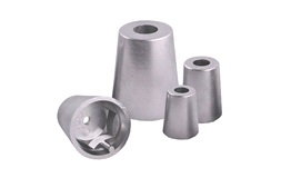 1852 Zink til sekskantet aksel møtrik ak