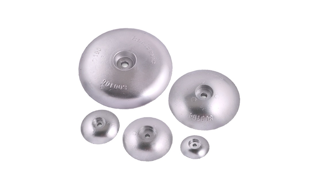  1852 Zink roderanod Ø125mm 1010g