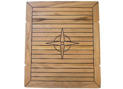 Fällbart teakbord 68 x 60 cm
