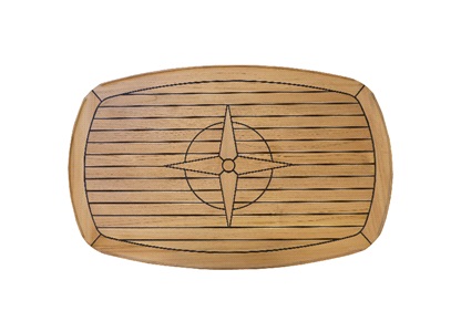 Teakbord 62 x 96 cm