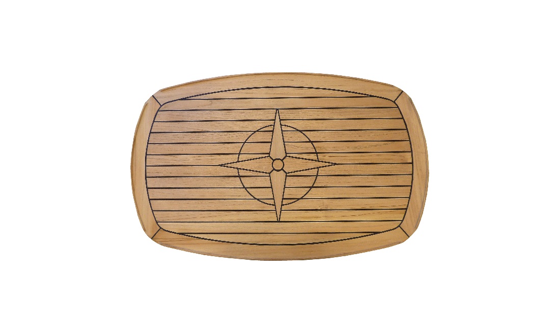  Teakbord 62 x 96 cm