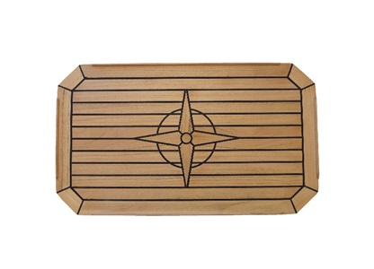 Teakbord 51 x 75 cm