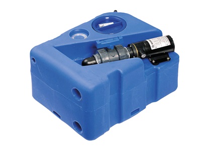 Septiktank 40l med 24V macerator 50x39x3