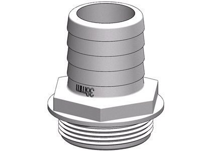 "Trudesign Slangestuds 1 1/2"" 38mm hvid