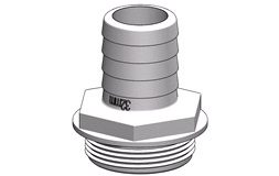 Trudesign Slangestuds 1 1/2" 32mm hvid