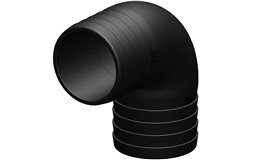 Trudesign Vinkelstykke 90° 50mm sort