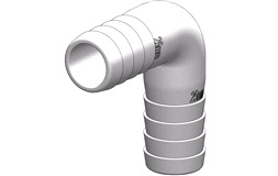 Trudesign Vinkelstykke 90° 19mm hvid