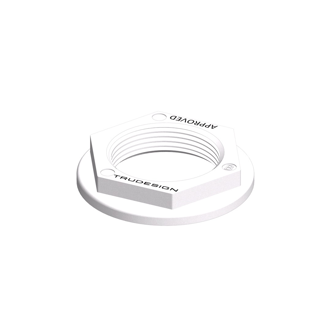 Trudesign "Trudesign Mutter 1 1/2"" vit till bordg