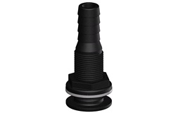 Trudesign Gennemføring komposit sort 1 