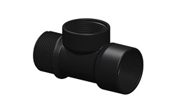 Trudesign T-stykke 1 1/2" gevind, han/