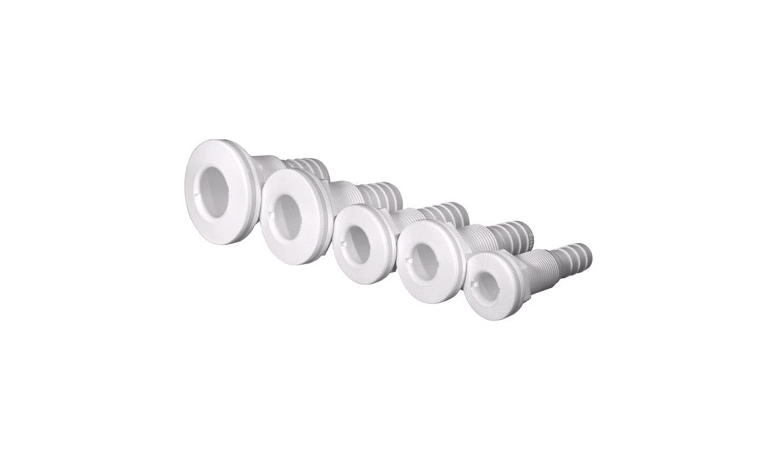  "Trudesign Gennemføring komposit hvid 1 1/2"" -38mm"