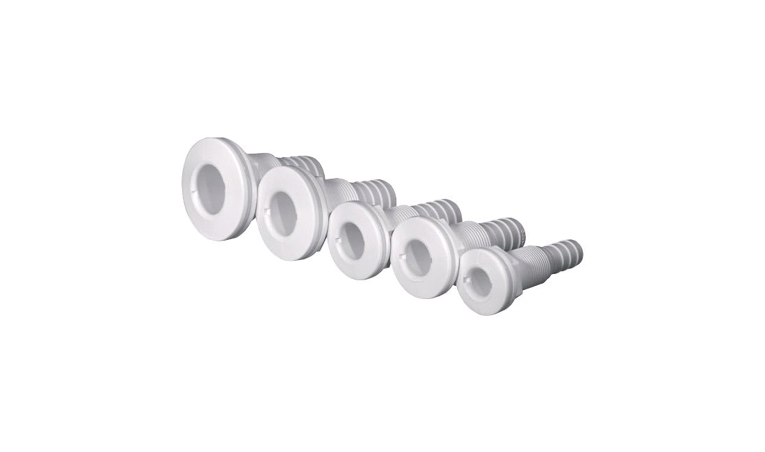  "Trudesign Gennemføring komposit hvid 1/2"" -13mm"