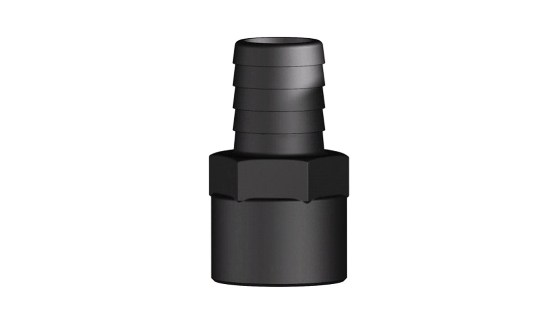  "Trudesign Slangestuds hun komposit sort 1 1/2"" 38mm"