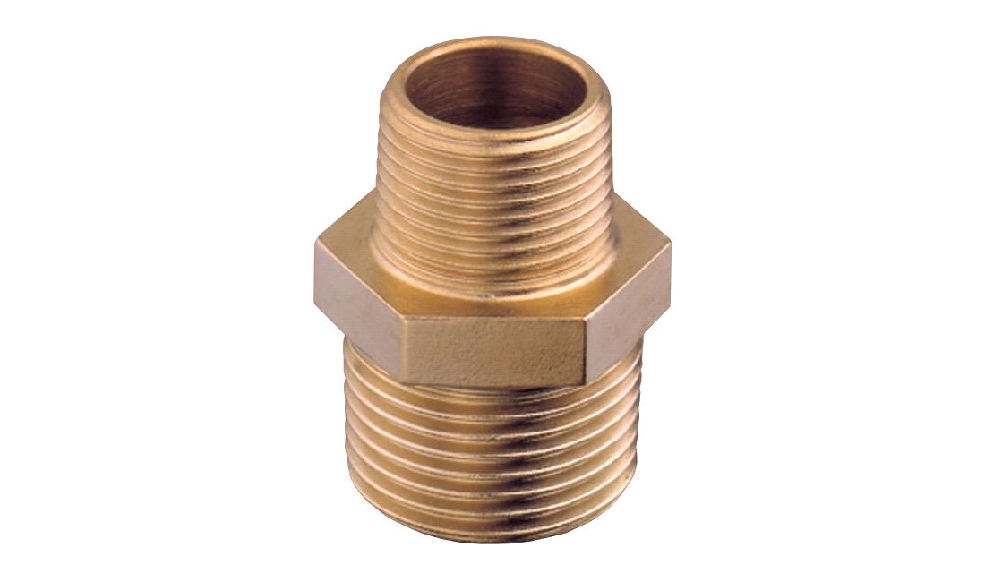  Brystnippel u/u gev 1/4- 1/8"