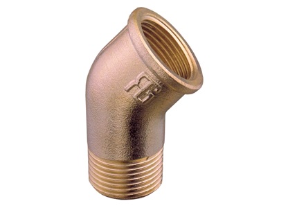 Bøjning 45° ind/udv 1 1/2"