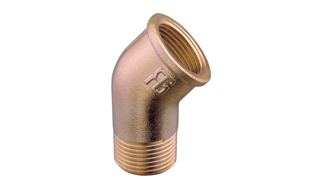  Bøjning 45° ind/udv 1 1/4"