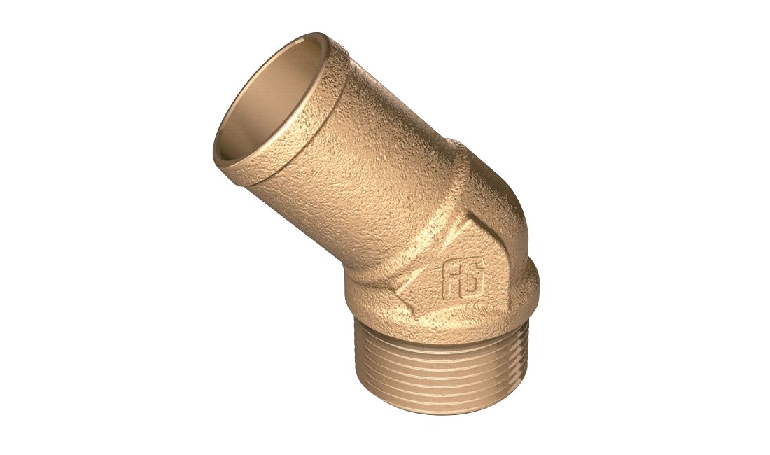  Guidi slangestuds 45° udvendig gevind 1/2x19mm