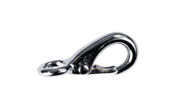 Karabinkrok i messing 85mm