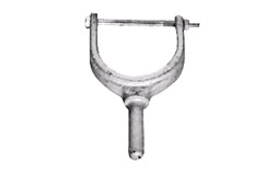 Åregaffel med bolt galv 57mm