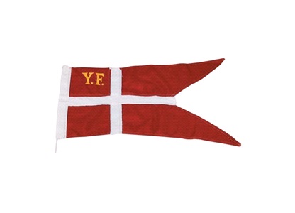 1852 yachtflag 42 x 80cm syet & med Ø3mm