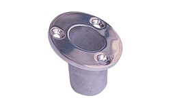 Flagstangsholder undersænket, stål, Ø32