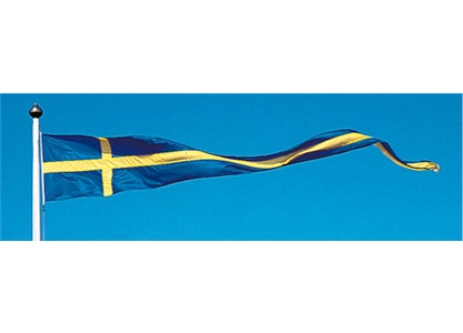 Korsvimpel Sverige, 400x50 cm