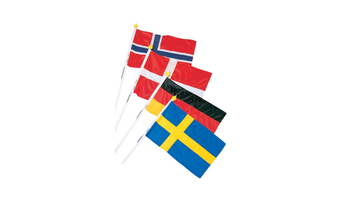  Adela Facadeflagsæt Norge, Flag 70 Cm.