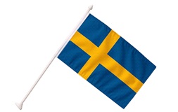 Facadeflagsæt Sverige, 70 cm