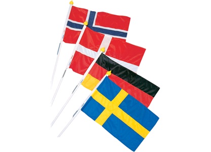 Adela Facadeflagsæt Sverige, Flag 70 Cm.