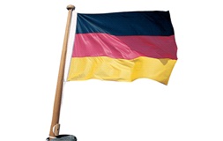 Bådflag Tyskland, 90x54 cm